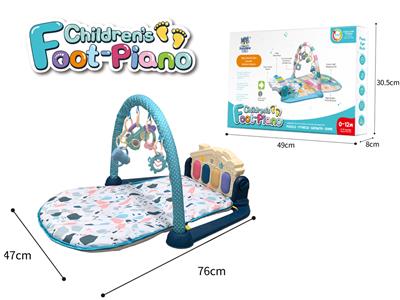 THE FOOT PIANO CRAWLS BLANKET WITH SOUND MUSIC - OBL894065