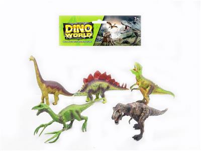 5 6.5-INCH PAINTED DINOSAURS - OBL894613