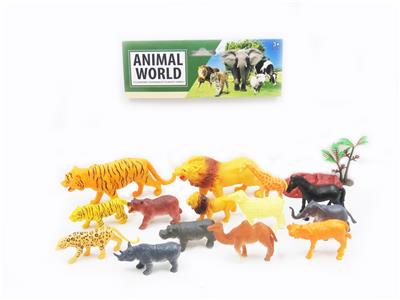 TWO 5-INCH AND 12 3.5-INCH ANIMALS - OBL894617
