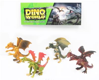 FOUR 4-INCH MONSTER DRAGONS - OBL894619