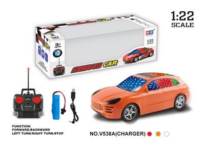 1:22四通3D灯卡昂遥控车（包电） - OBL894735