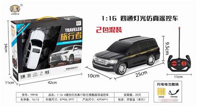 1:16仿真17款兰德酷路泽遥控车 - OBL895146