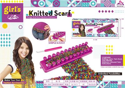 RAINBOW SCARF KNITTING - OBL895338