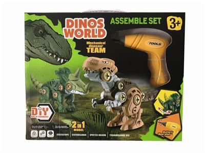 拆装恐龙配电动螺丝刀 - OBL895417