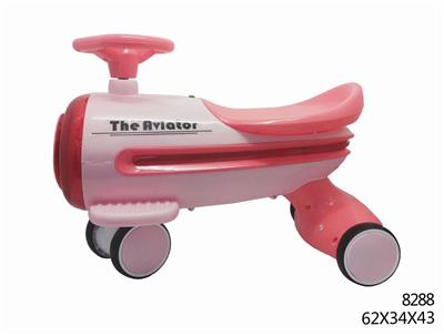 CARTOON PLANE SWING CAR (WITH LIGHTS/MUSIC, NO ELECTRICITY) - OBL895611