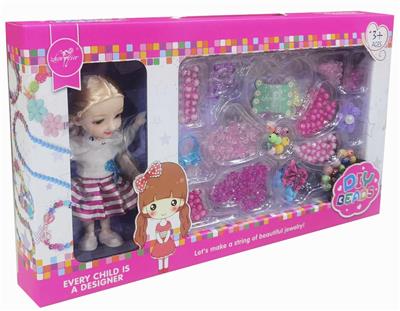 DIY BEADS WITH 6-INCH DOLL - OBL897330