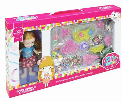 DIY BEADS WITH 6-INCH DOLL - OBL897336
