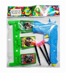 SOLID-COLOR NEEDLE GUN WITH THREE CONSECUTIVE TARGETS - OBL897409