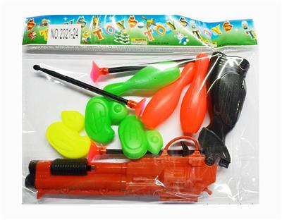 SOLID-COLORED NEEDLE GUN WITH BOWLING AND DUCKS - OBL897413