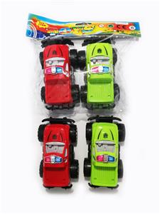 TWO SOLID COLOR INERTIAL POLICE CARS - OBL897503