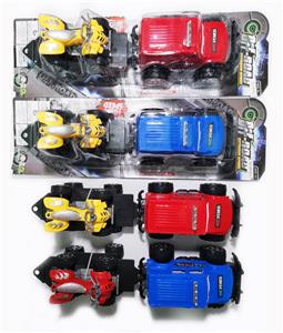 SOLID COLOR INERTIA RACING CAR TOWING BEACH MOTORCYCLE - OBL897519