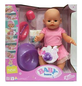 眨眼、流泪、尖叫、喝水、喝牛奶、大小便娃娃 - OBL898267