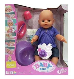 眨眼、流泪、尖叫、喝水、喝牛奶、大小便娃娃 - OBL898271