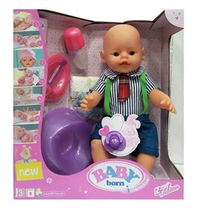 眨眼、流泪、尖叫、喝水、喝牛奶、大小便娃娃 - OBL898275