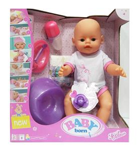 眨眼、流泪、尖叫、喝水、喝牛奶、大小便娃娃 - OBL898293