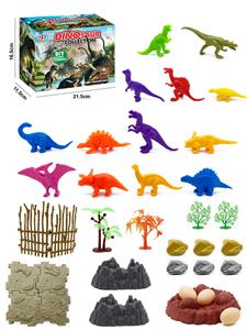35Pcs puzzle scene dinosaur diy suit - OBL898674