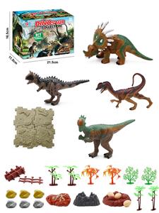 34Pcs puzzle scene dinosaur diy suit - OBL898678