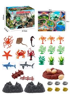 36Pcs puzzle scene ocean diy package with map - OBL898687