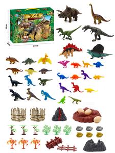 62Pcs puzzle scene dinosaur diy suit - OBL898692