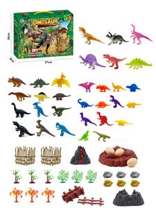 62Pcs puzzle scene dinosaur diy suit - OBL898693