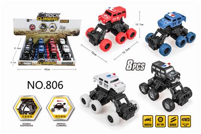 INERTIAL SIX WHEEL CLIMBING POLICE CAR - OBL898813