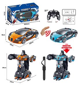 1:14布加迪感应变形车 （双遥控） - OBL899659