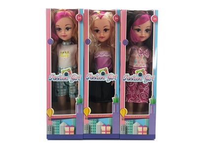 18寸肥童大眼妹三款混装配音乐 - OBL899703