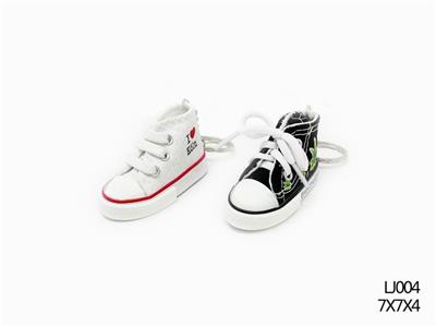 7CM CANVAS SHOE KEY FOB - OBL900143