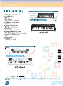 49键多功能白色电子
琴 - OBL900590