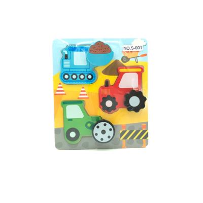 WOODEN 3D THREE-DIMENSIONAL PUZZLE ENGINEERING CAR - OBL900622
