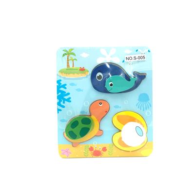 WOODEN 3D THREE-DIMENSIONAL PUZZLE MARINE ANIMALS - OBL900626