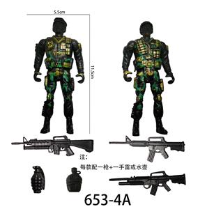 小黑军人+大枪+雷 - OBL900863