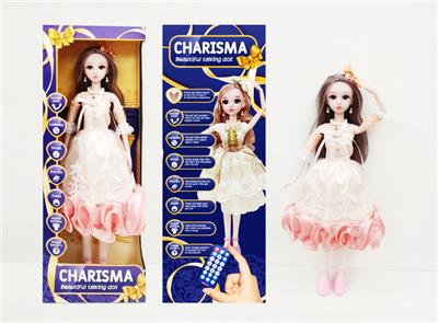 22英文仿真3D眼遥控关节娃娃 - OBL901559