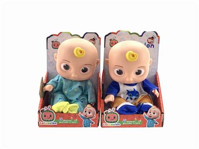 8 INCH FULL BODY ENAMEL CONOMELON BABY WITH MUSIC - OBL901587