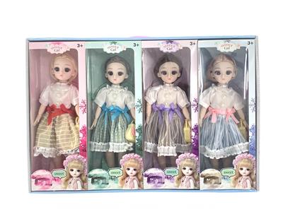 12 INCH SOLID JOINT 3D EYE LEAF LORI DOLL - OBL901588