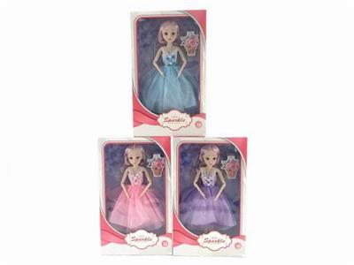 18 INCH SOLID JOINT 3D EYE LEAF LORI DOLL - OBL901600