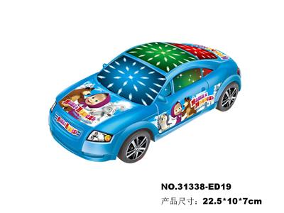 3D LIGHTING MUSIC RUSSIAN MARTHA AND BEAR INERTIA CAR - OBL902101