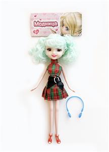 9-INCH 3D EYE FASHION SMILING FACE DOLL BODY - OBL902576