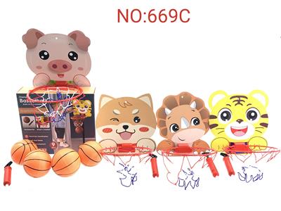 4 ZHUANG QQ ANIMAL BASKETBALL BOARD SET - OBL904881