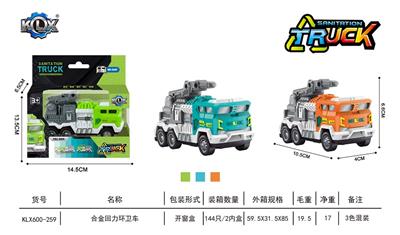 ALLOY RETURN SANITATION VEHICLE - OBL905029