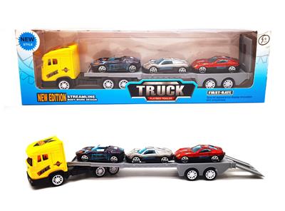 拖头车载滑行合金车2只 - OBL905711