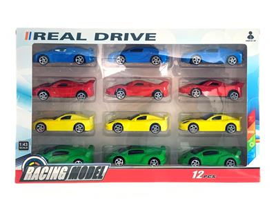 4款喷漆间移印回力仿真车 - OBL905789