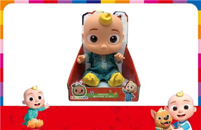 14寸搪胶cocomelon超级宝贝带4首不同主题音乐和圣诞音乐 - OBL905850