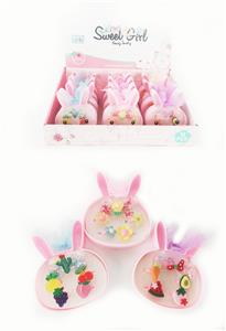 LITTLE WHITE RABBIT RIBBON BOX JEWELRY SERIES - OBL906138