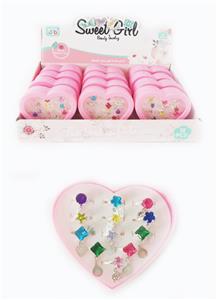 LOVE PEACH BOX RING ALLOY RING - OBL906166