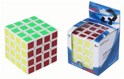 FOURTH ORDER WHITE BACKGROUND FLUORESCENT STICKER MAGIC CUBE - OBL906531