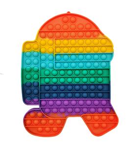 30CM太空狼人（彩虹色） - OBL907628