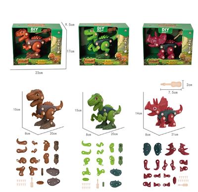 拆装恐龙手钻版（三款混装） - OBL907751