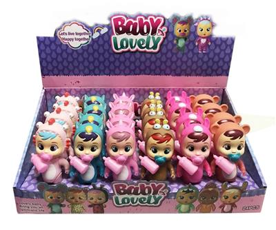 6款6寸哭泣娃娃带吸水功能带吸水奶瓶（盒装） - OBL908822