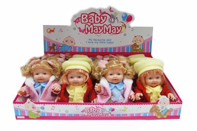 24cm硬胶女娃带六声IC - OBL908942